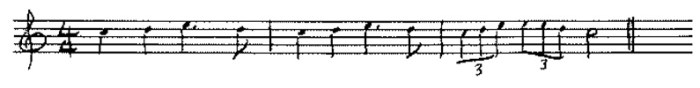Classical guitar sight reading example 2