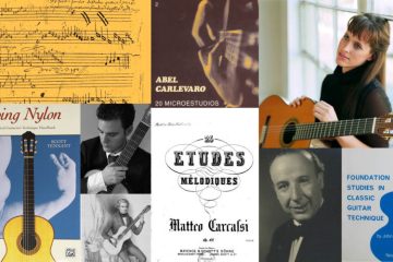 classical guitar favorite methods segovia, tennant, powis, duarte, masters, pujol