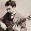 Francisco Tarrega with guitar