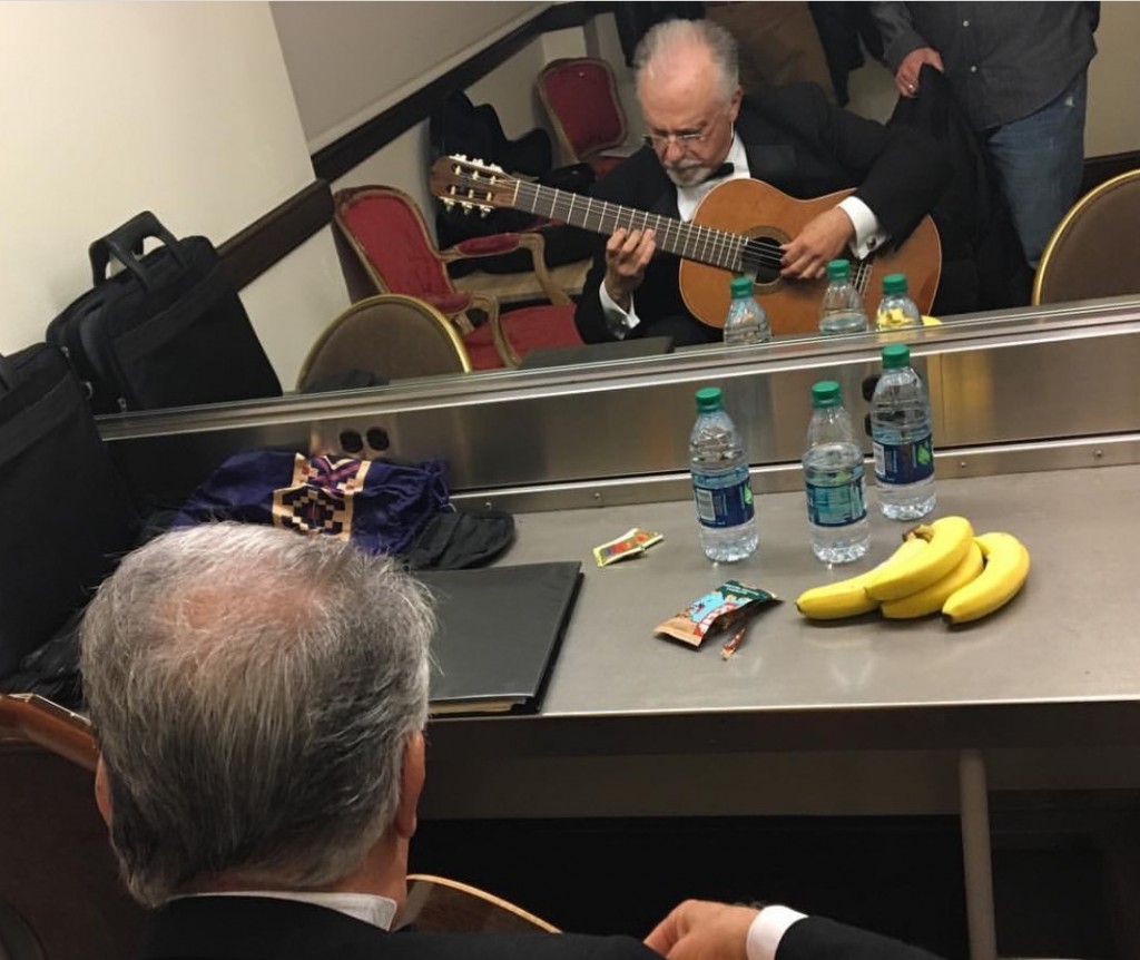 Pepe backstage